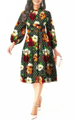 Robe d'été africaine, confortable et stylée