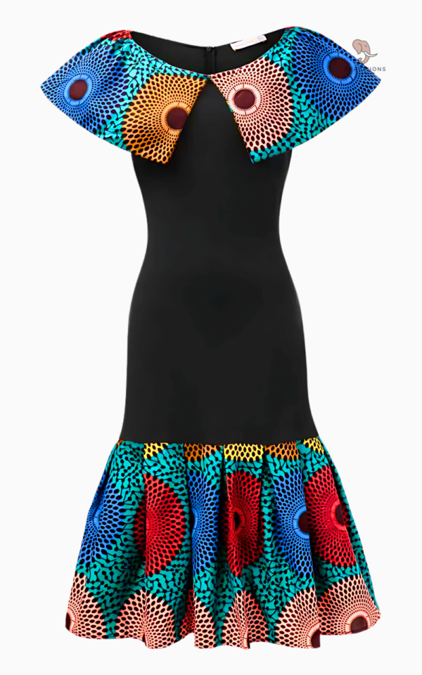 robe-africaine-sirene-1 Robe Sirène Africaine élégante pour femme