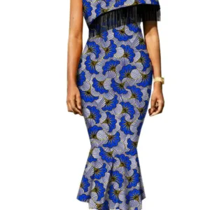 Robe Africaine Tissu Wax pour femme