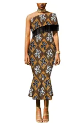 Robe Wax avec Design Éclatant