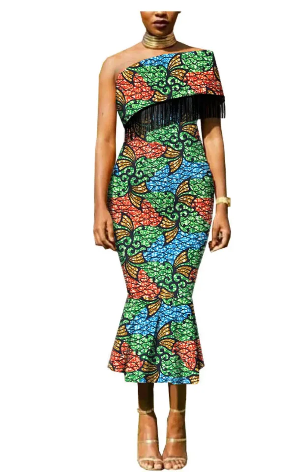 Robe Colorée en Wax pour toutes occasions
