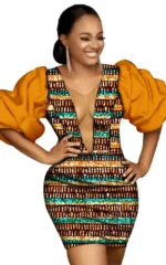 Robe wax pour un style unique et culturel