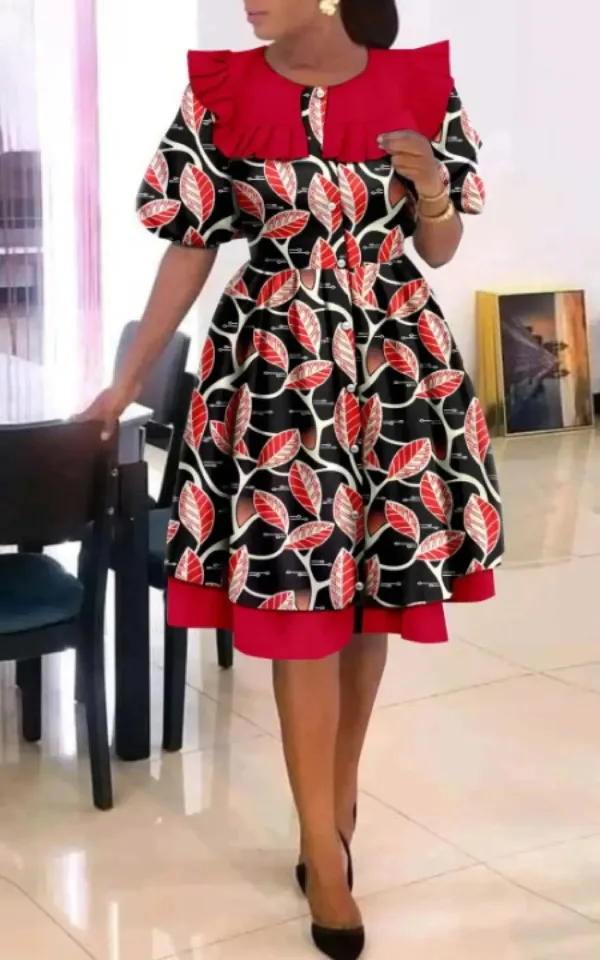 Robe africaine colorée, expression de la culture