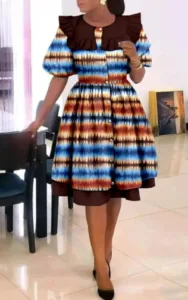 Robe africaine de mode, design unique