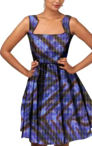 Robe féminine inspirée des cultures africaines