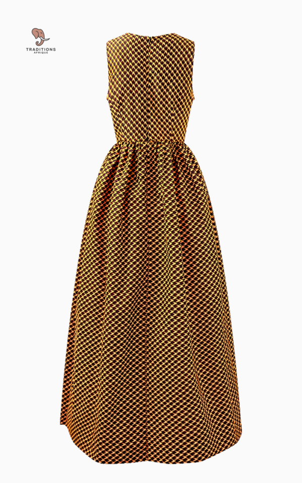Robe femme en tissu Ankara, parfait pour les occasions spéciale