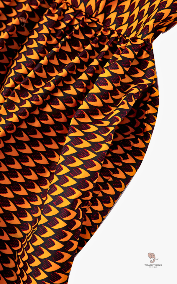 Vêtement traditionnel africain, robe Ankara chic et tendance