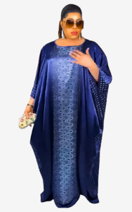 Robe longue boubou, style africain féminin
