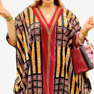 Robe Boubou Africain Rouge