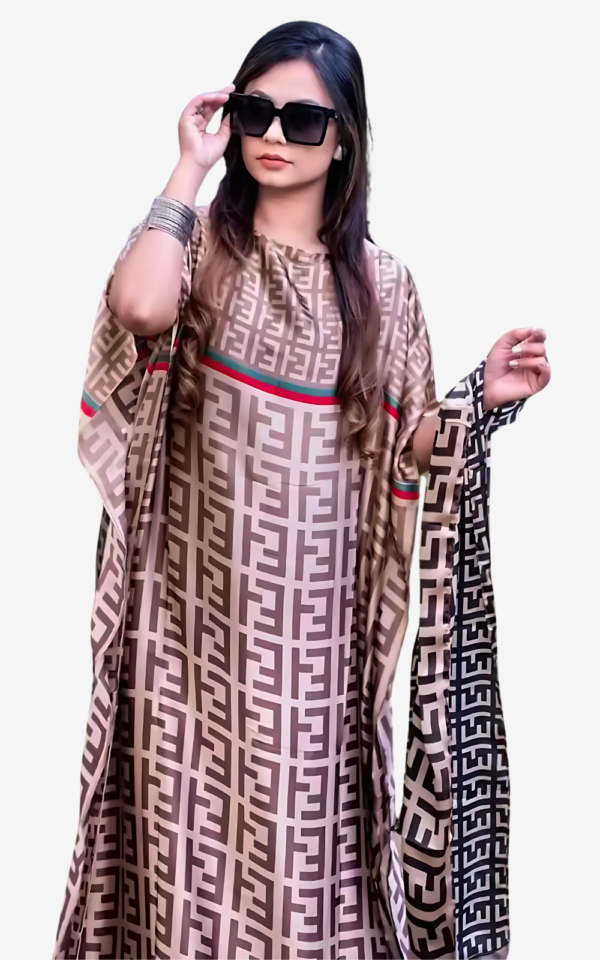 Robe féminine ample au style africain