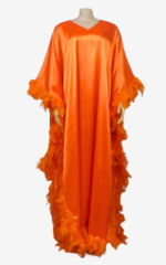 Robe en plumes, design Boubou pour occasion spéciale