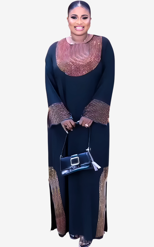 Tenue Africaine Élégante avec Paillettes