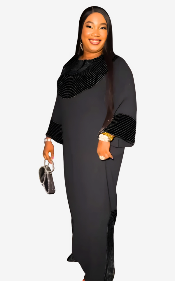 Robe Femme Traditions Africaines en Noir