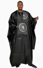 Boubou Traditionnel avec Motif Unique