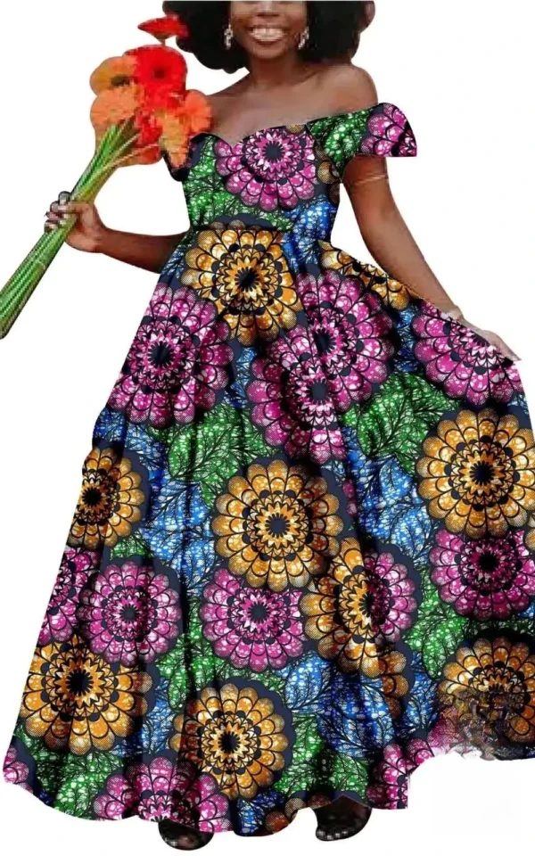 Robe Chic Africaine élégante pour femmes - vue 6