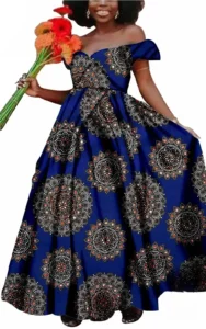 Robe Femme Chic aux couleurs africaines
