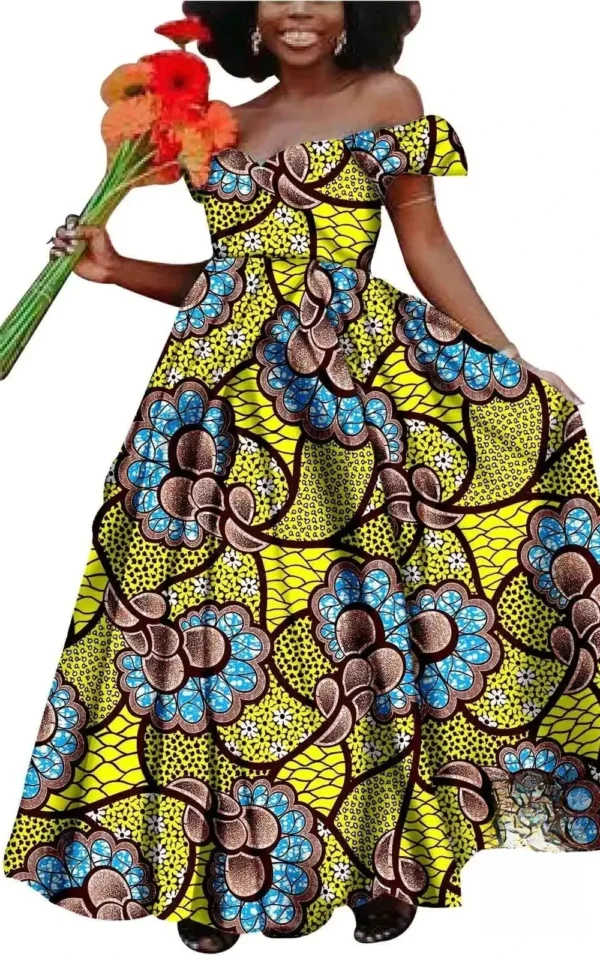 Robe tendance inspirée de la culture africaine