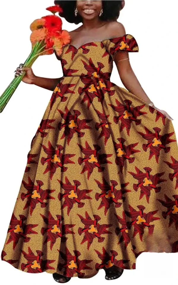 Robe Africaine femme avec design unique