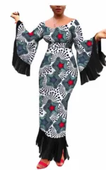 Robe femme colorée style africain