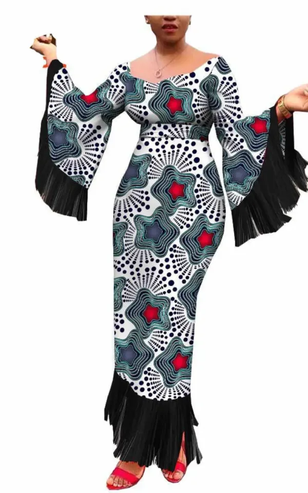 Robe femme colorée style africain