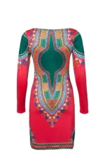 Robe courte africaine traditionnelle pour femme