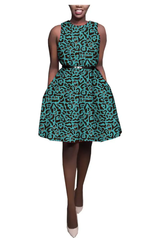 Robe élégante à imprimé africain pour les occasions