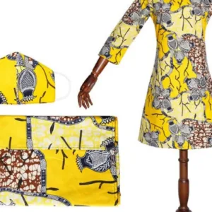 Vêtement africain élégant avec motifs culturels
