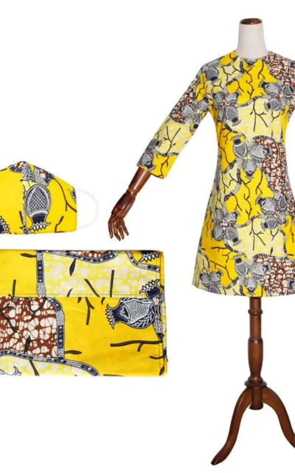 Vêtement africain élégant avec motifs culturels
