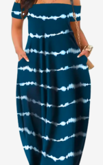 Robe d'été africaine colorée pour femme