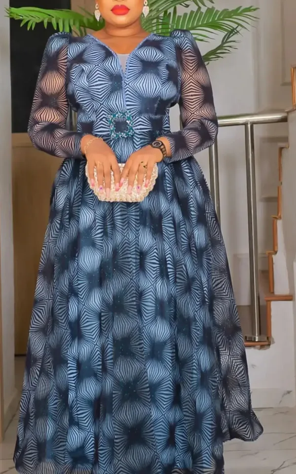 Robe de soirée chic pour femmes en grande taille