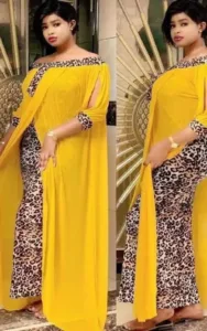 Robe soirée femme style africain