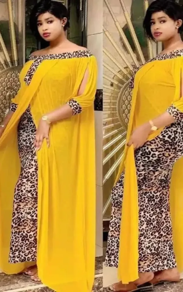 Robe soirée femme style africain