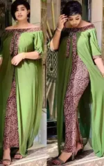 Robe à motifs léopard pour femme