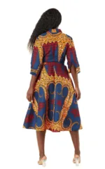 Design tendance robe imprimée pour événements spéciaux