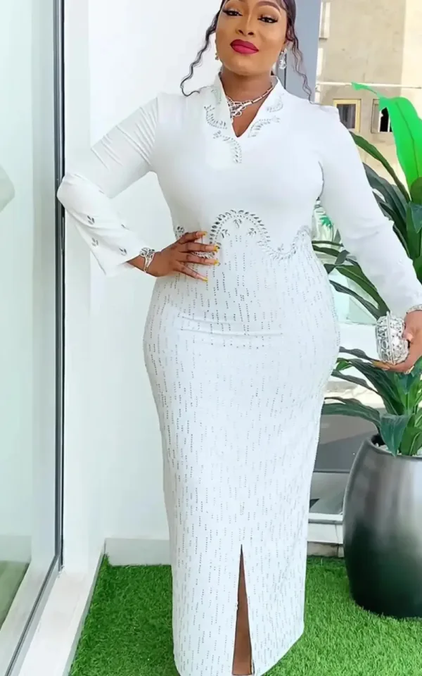 Robe traditionnelle africaine de soirée pour mariages