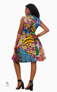 Robe traditionnelle africaine femme, élégante et colorée