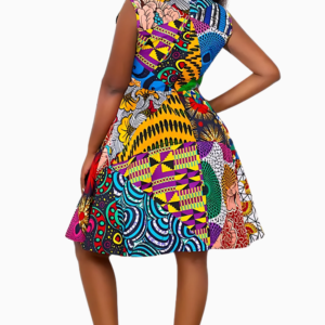 Robe traditionnelle africaine femme, élégante et colorée