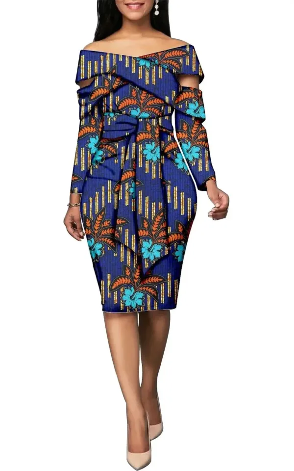 Robe en Pagne aux motifs uniques et authentiques