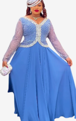 Robe Africaine Femme Haut Pailleté