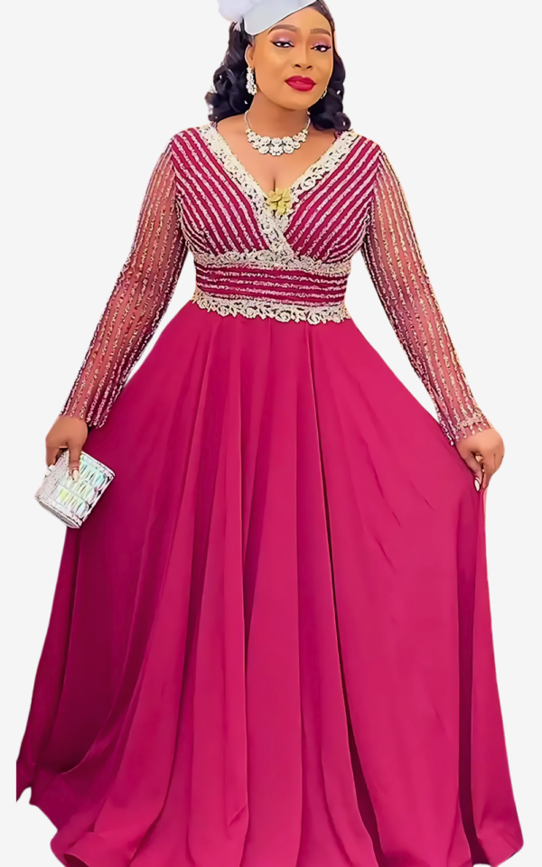 Robe colorée inspirée de la culture africaine