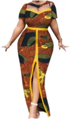 Robe Femme Africaine Élégante