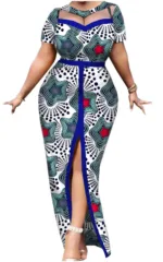 Veste et Robe Africaine Femme