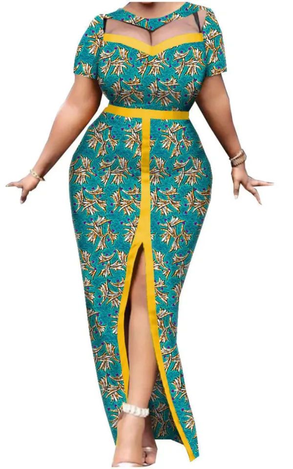 Robe Africaine à Manches Longues
