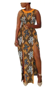 Mode féminine : Robe Africaine à motifs ethniques