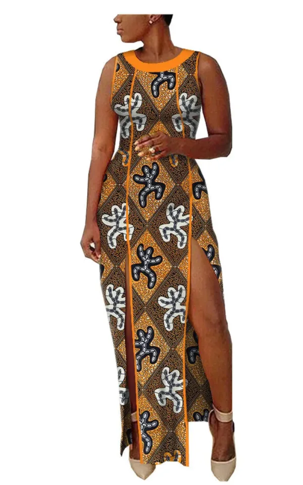 Mode féminine : Robe Africaine à motifs ethniques