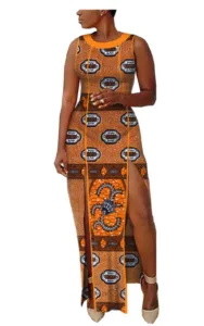 Style tribal : élégante robe Africaine pour femme