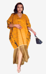 Vêtement Africain Femmes, robe stylée en imprimé