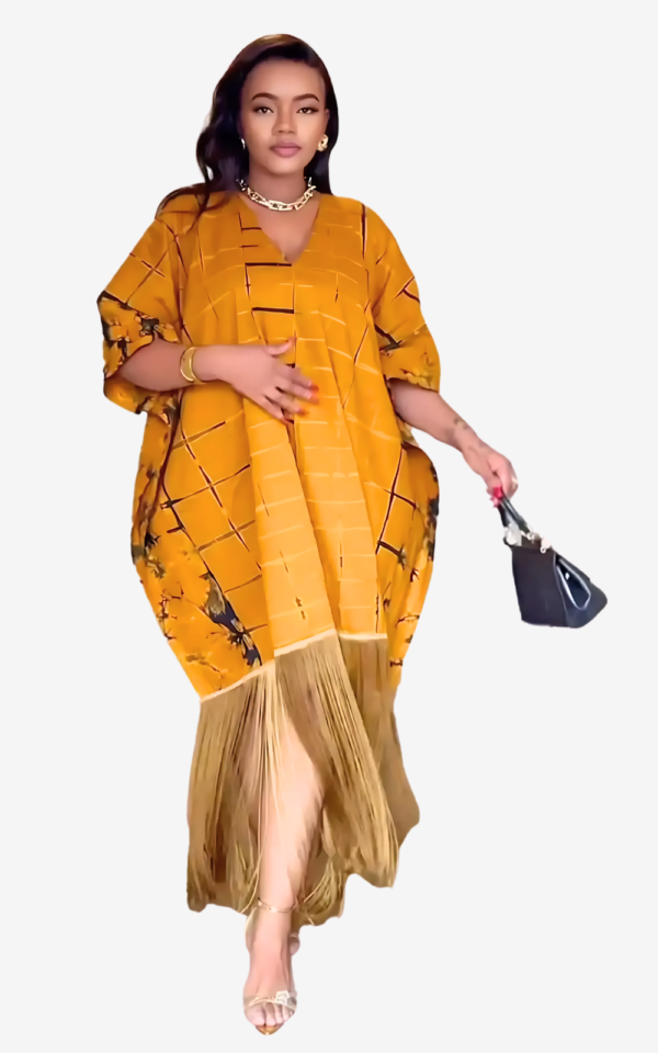 Vêtement Africain Femmes, robe stylée en imprimé