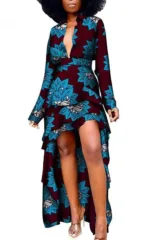 Robe Africaine colorée au design unique