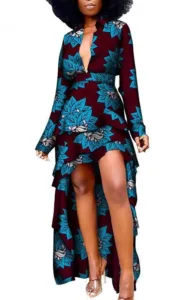 Robe Africaine colorée au design unique